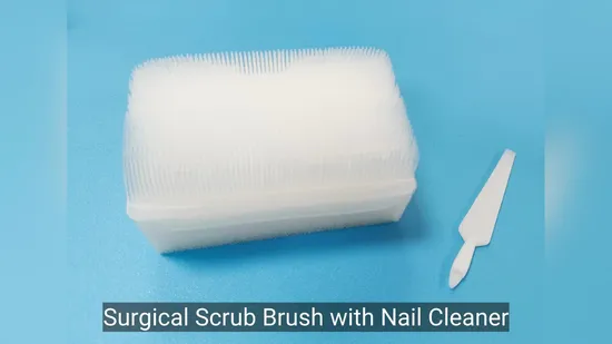 Surgical Hand Washing Tool with Gentle Sponge and Brush