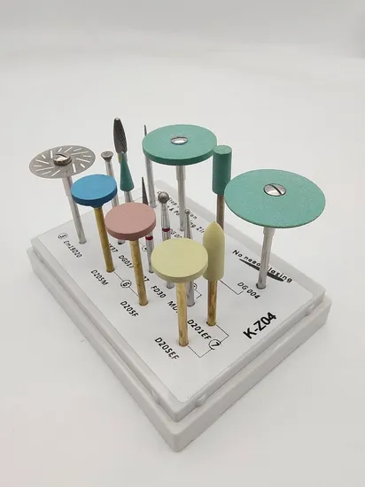 Dental Diamond Burs Composite Polishing Kit Grinders Tool for High