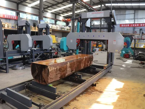 Woodworking Portable Band Saw Mills Log Cutting Machine Timer Sawmill