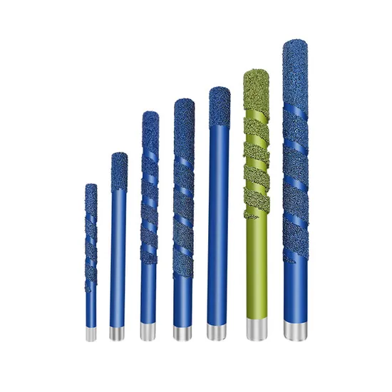 Diamond Vacuum Brazed Tools CNC Router Bit for Carving Marble and Grainte