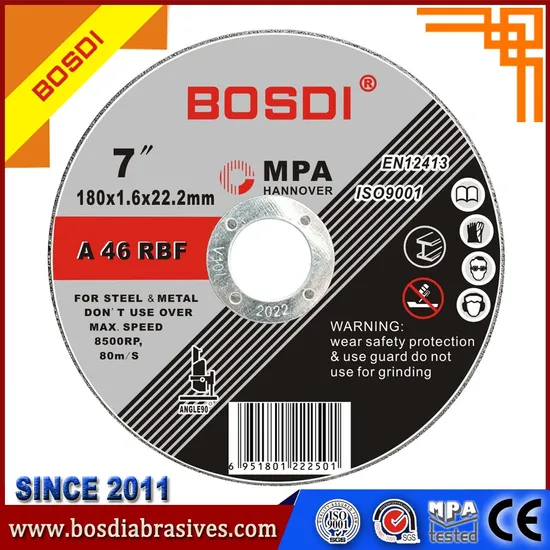 Cutting Disc, Resin Cutting Disk, Metal/Stainless Steel Abrasive Falp Cutting Hand Tool 
