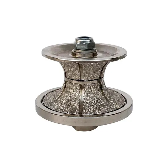 Full Bullnose 20mm 3/4′′ 50mm 2′′ Vacuum Brazed Grinding Wheel Stone Edge Profiling Milling Tools Diamond Router Bit 