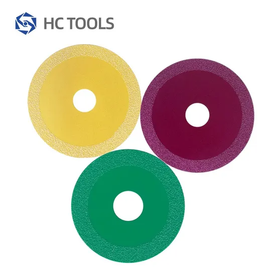 Vacuum Brazed Diamond Tool Cutting Stone Granite Ceramic Porcelain Tile OEM Color 