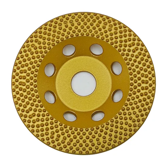 75mm Vacuum Brazed Marble Granite Ceramic Stone Abrasive Tools Diamond Grinding Wheel 